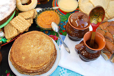 Blini, Russian Cuisine Blini, Russian Cuisine